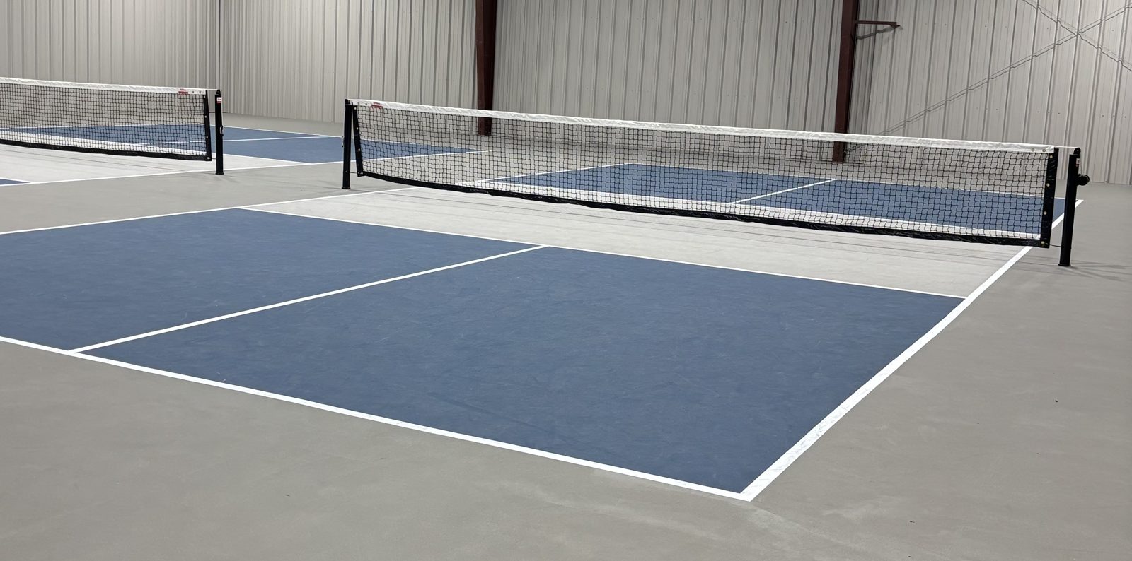 Indoor pickleball courts